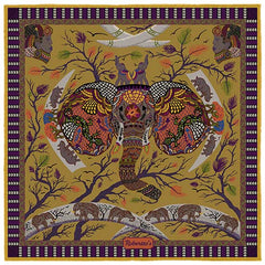 Elephant Parade Dijon Pocket Square