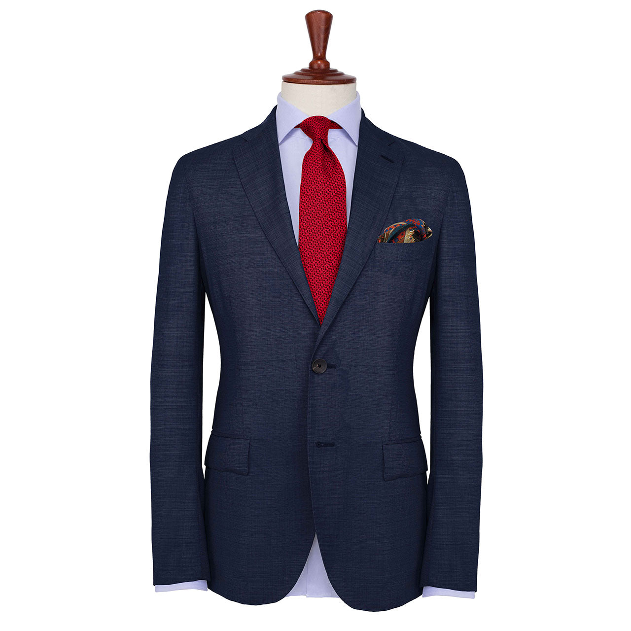 Aquarius Cream Pocket Square