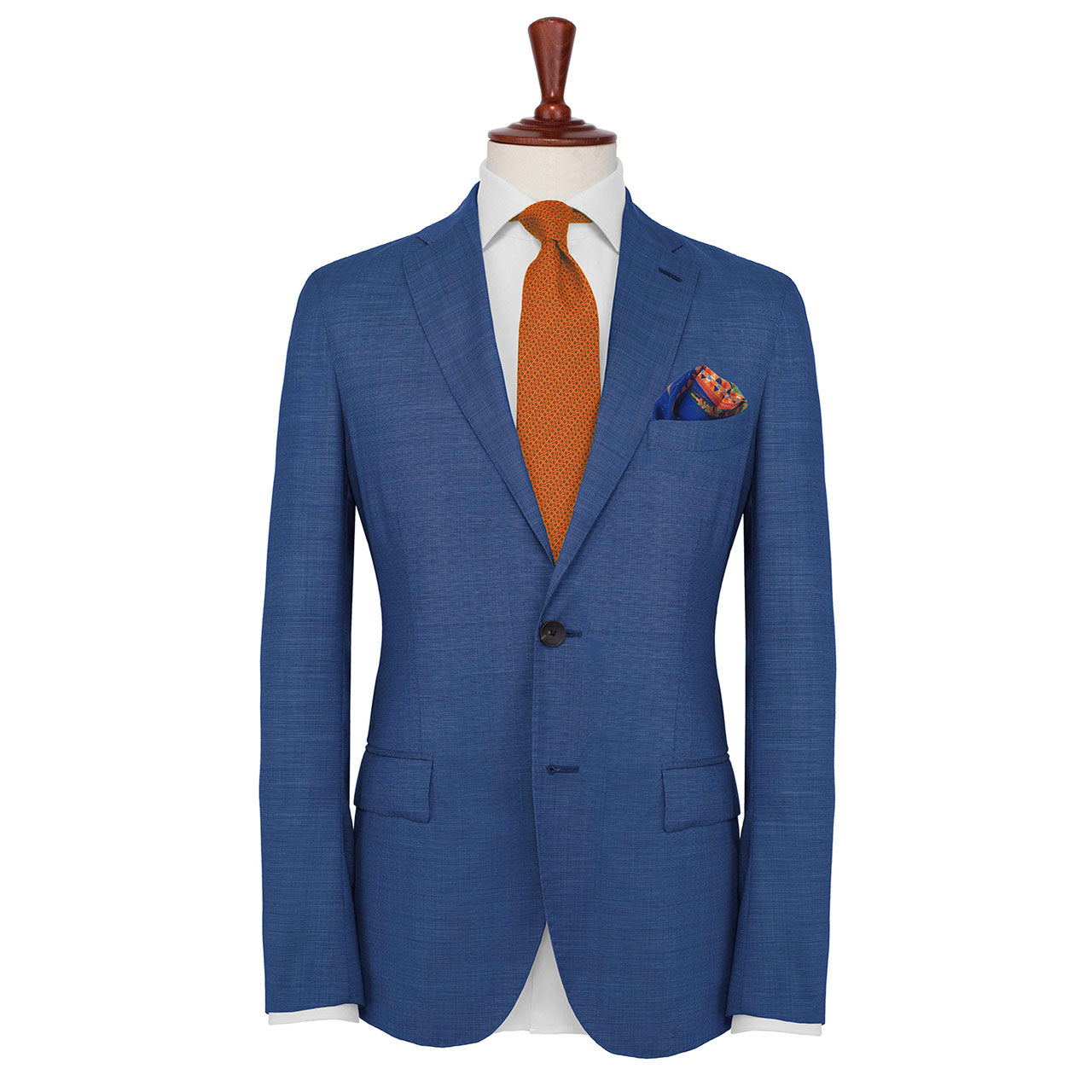 Aquarius Blue Pocket Square