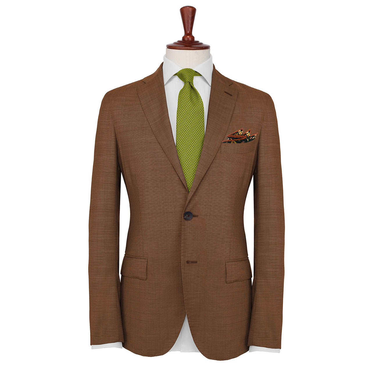 Aquarius Maroon Pocket Square