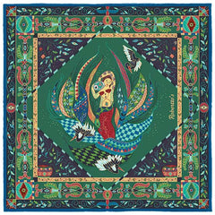 Aquarius Fern Green Pocket Square