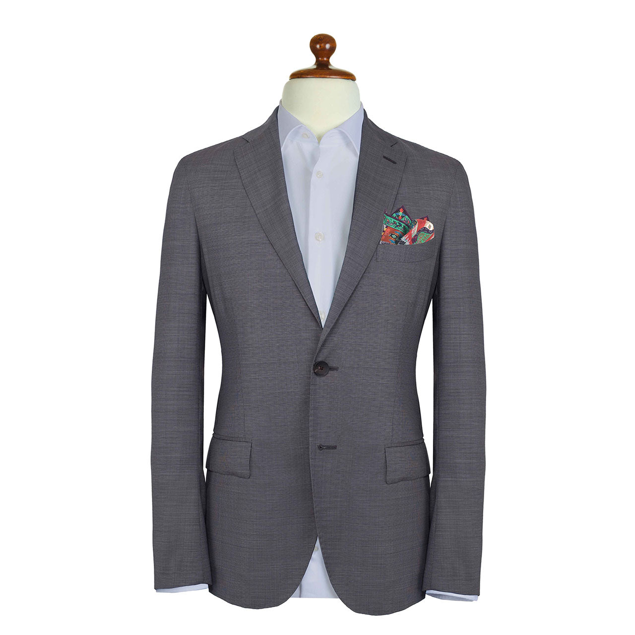 Aquarius Cerise Red Pocket Square