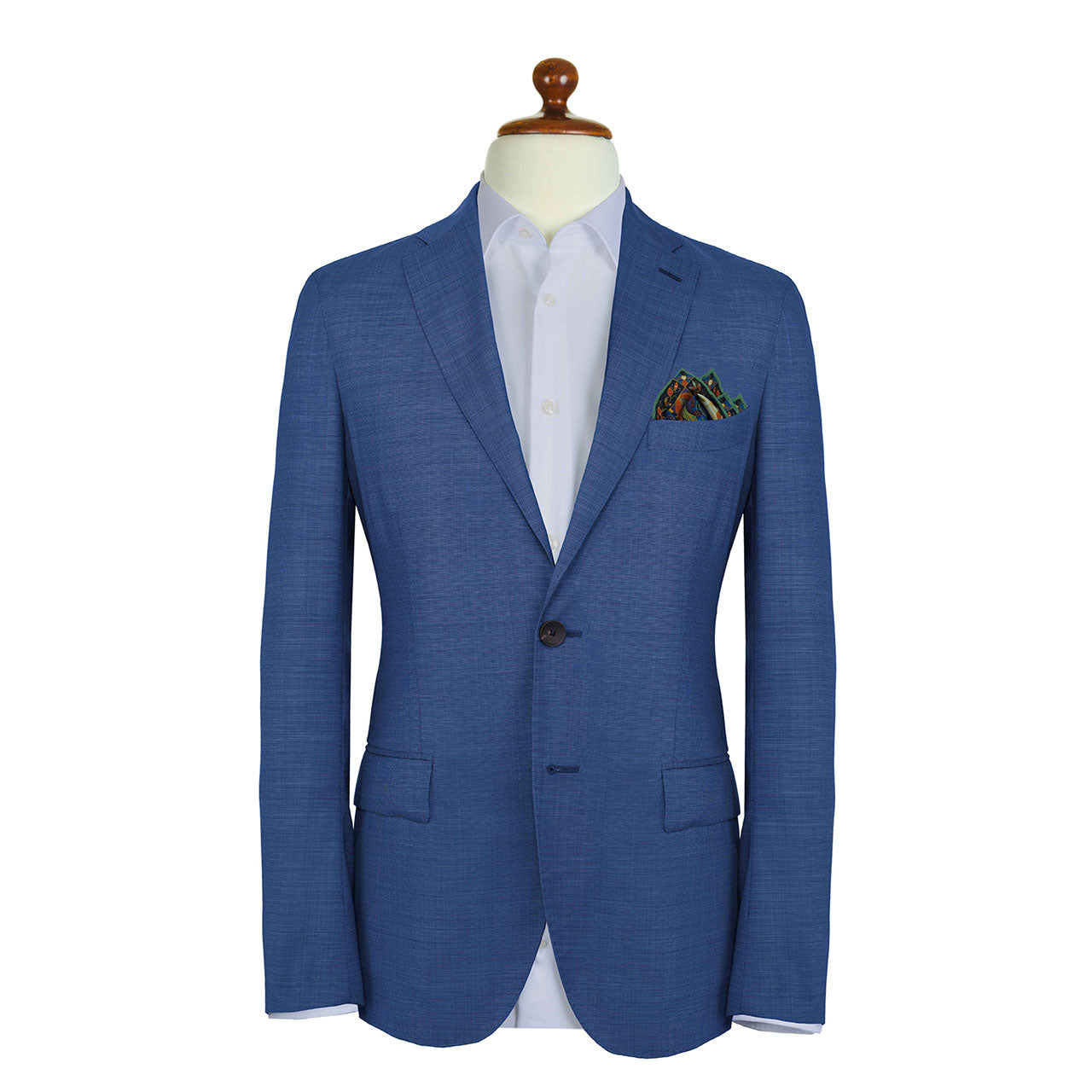 Aquarius Heather Purple Pocket Square