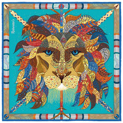 Robertto's Leo Arctic Blue Pocket Square