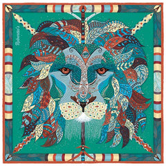 Robertto's Leo Turquoise Pocket Square