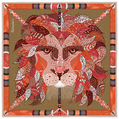 Robertto's Leo Olive Green Pocket Square