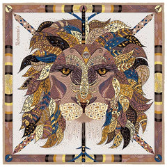 Robertto's Leo Pearl White Pocket Square