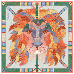 Robertto's Leo Cloud Grey Pocket Square