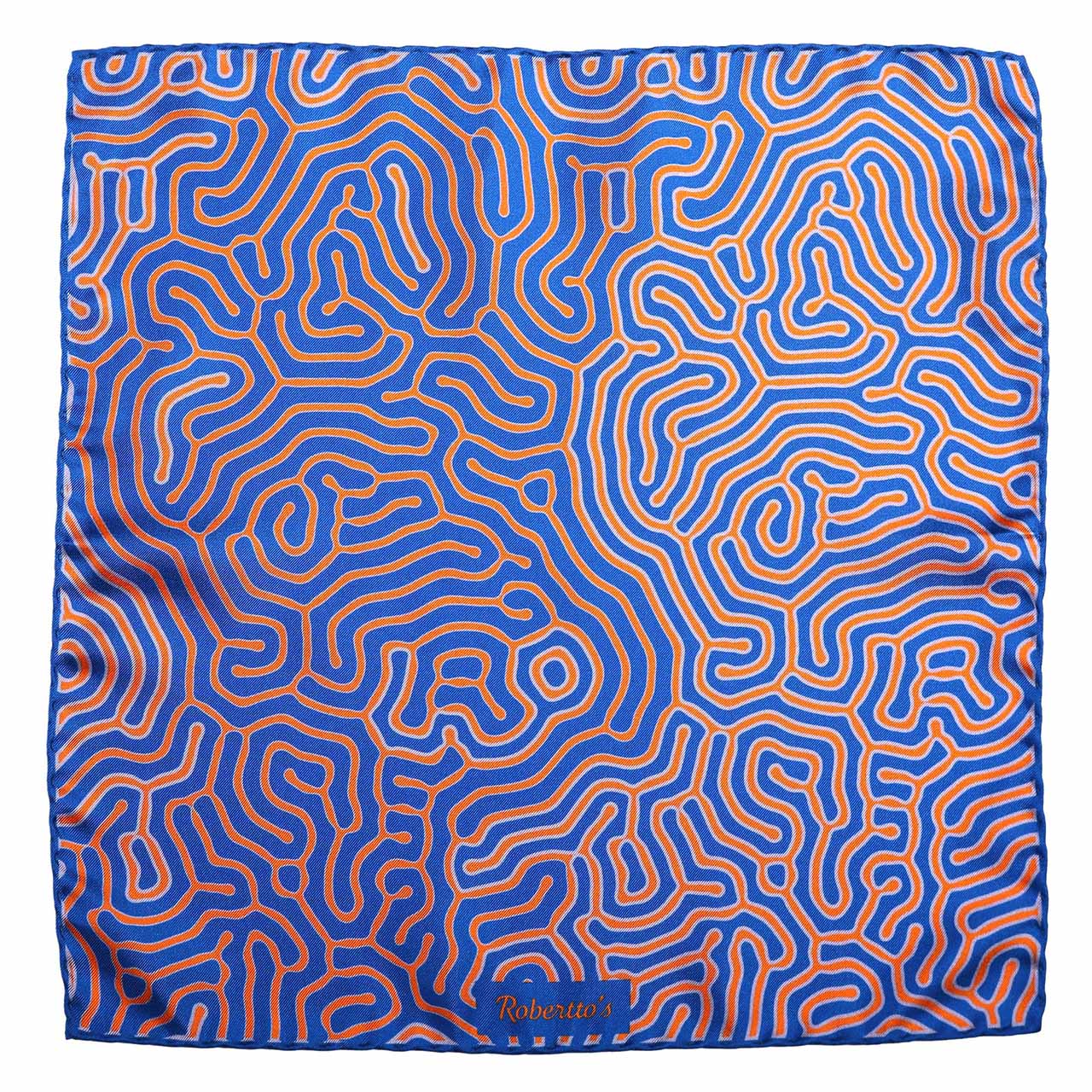 Paths of Destiny Blue Cola Pocket Square
