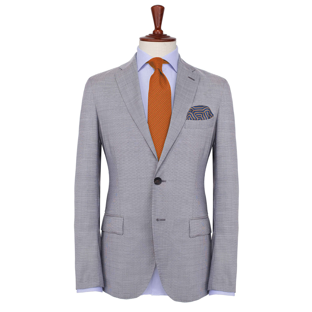 Paths of Destiny Blue Cola Pocket Square