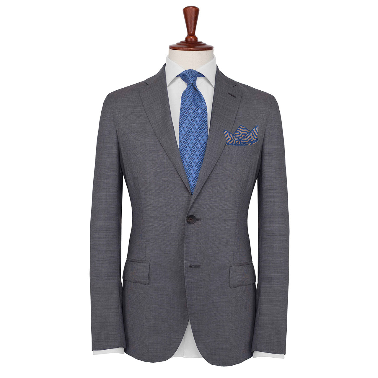 Paths of Destiny Blue Cola Pocket Square