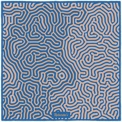 Paths of Destiny Blue Cola Pocket Square
