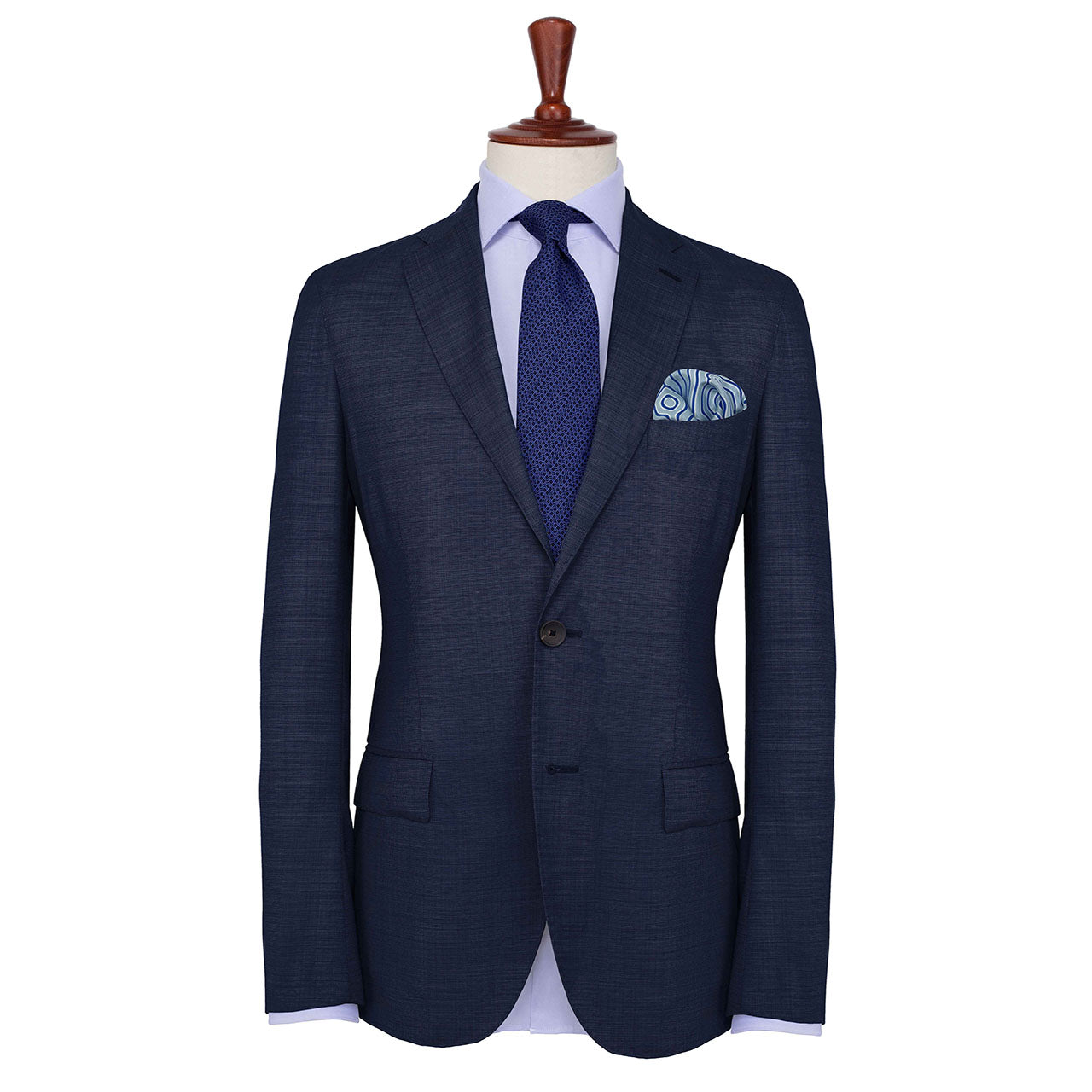 Paths of Destiny Colombia Blue Pocket Square