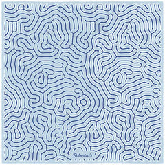 Paths of Destiny Colombia Blue Pocket Square