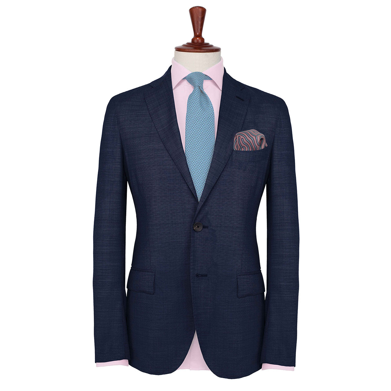 Paths of Destiny Cherry Blossom Pink Pocket Square