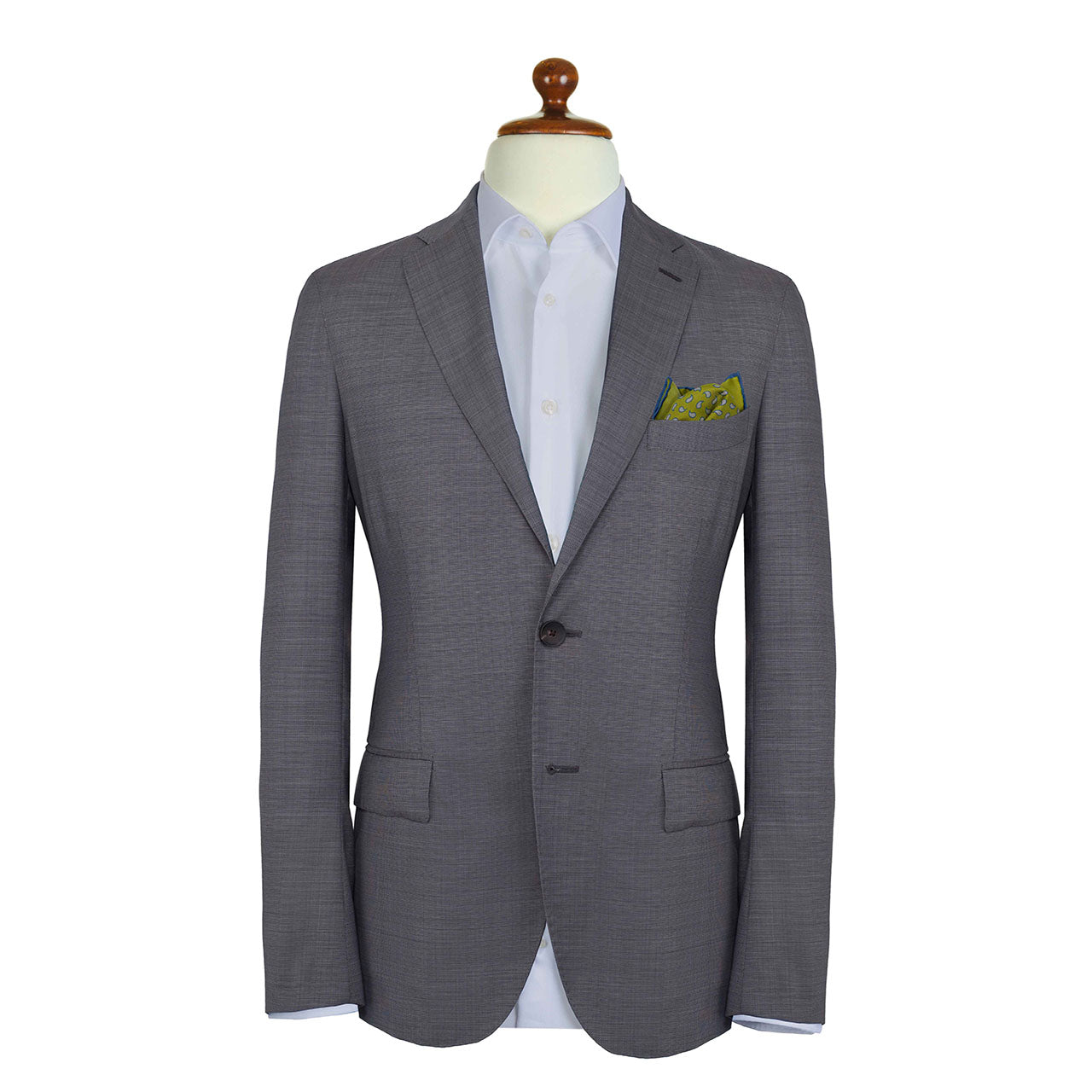 Paisley Scintillation Dark Peridot Green Pocket Square