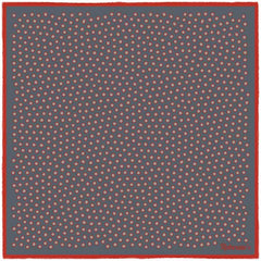 Polka Power Grey Pocket Square