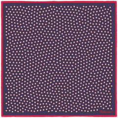 Polka Power Prussian Blue Pocket Square
