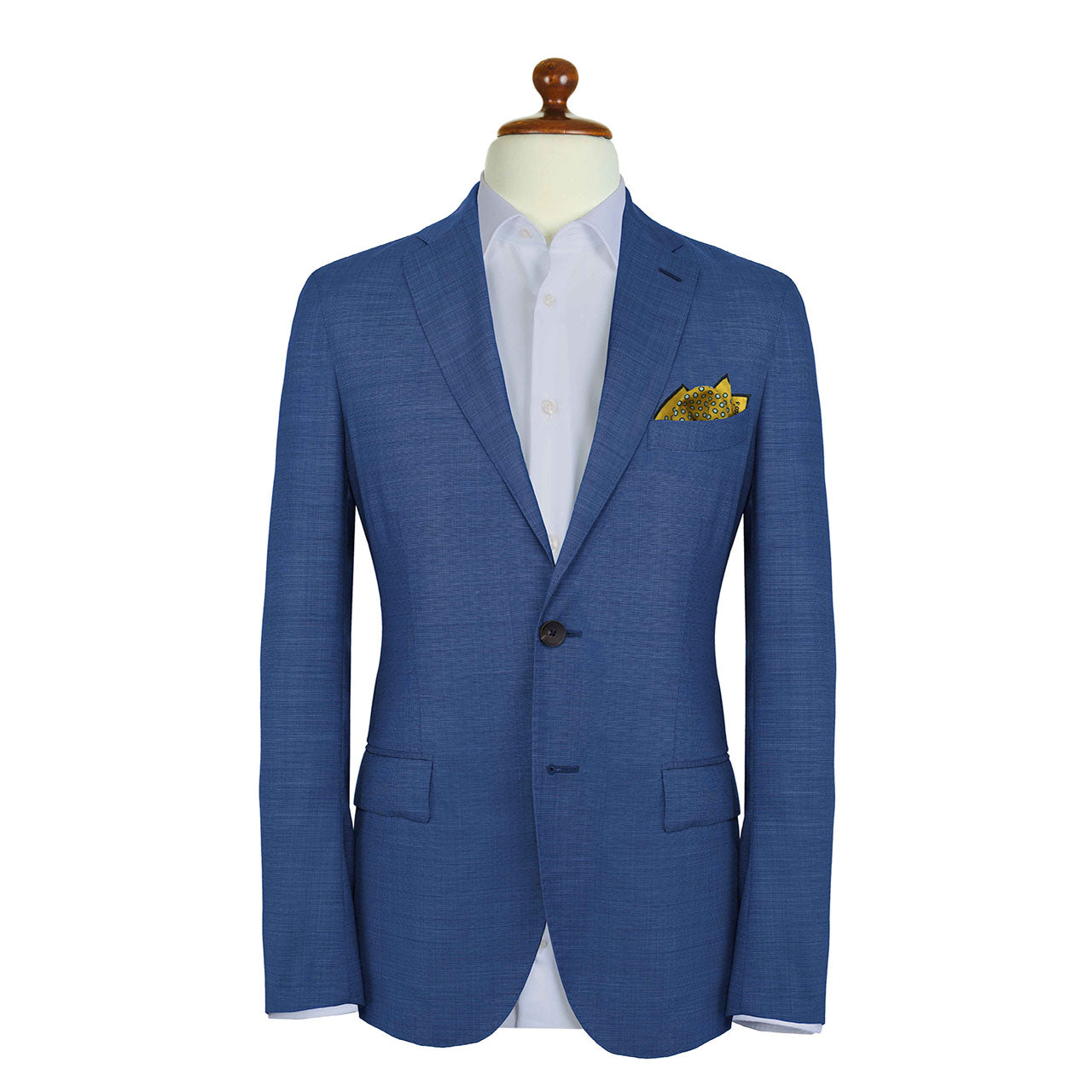 Polka Power Mustard Yellow Pocket Square