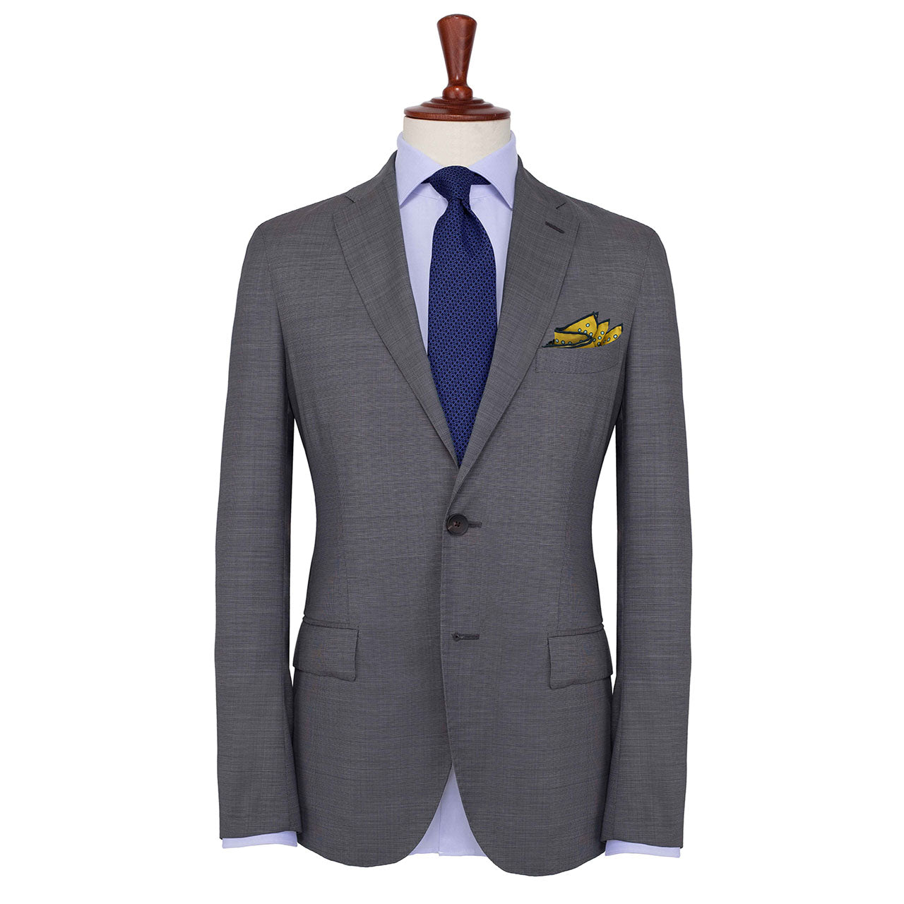 Polka Power Mustard Yellow Pocket Square