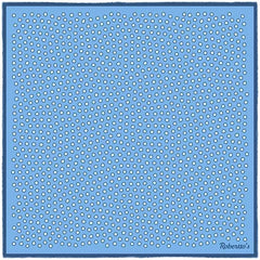 Polka Power Light Sky Blue Pocket Square