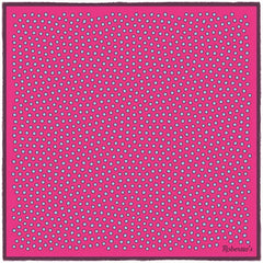 Polka Power Light Crimson Pocket Square