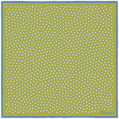 Polka Power Olive Green Pocket Square