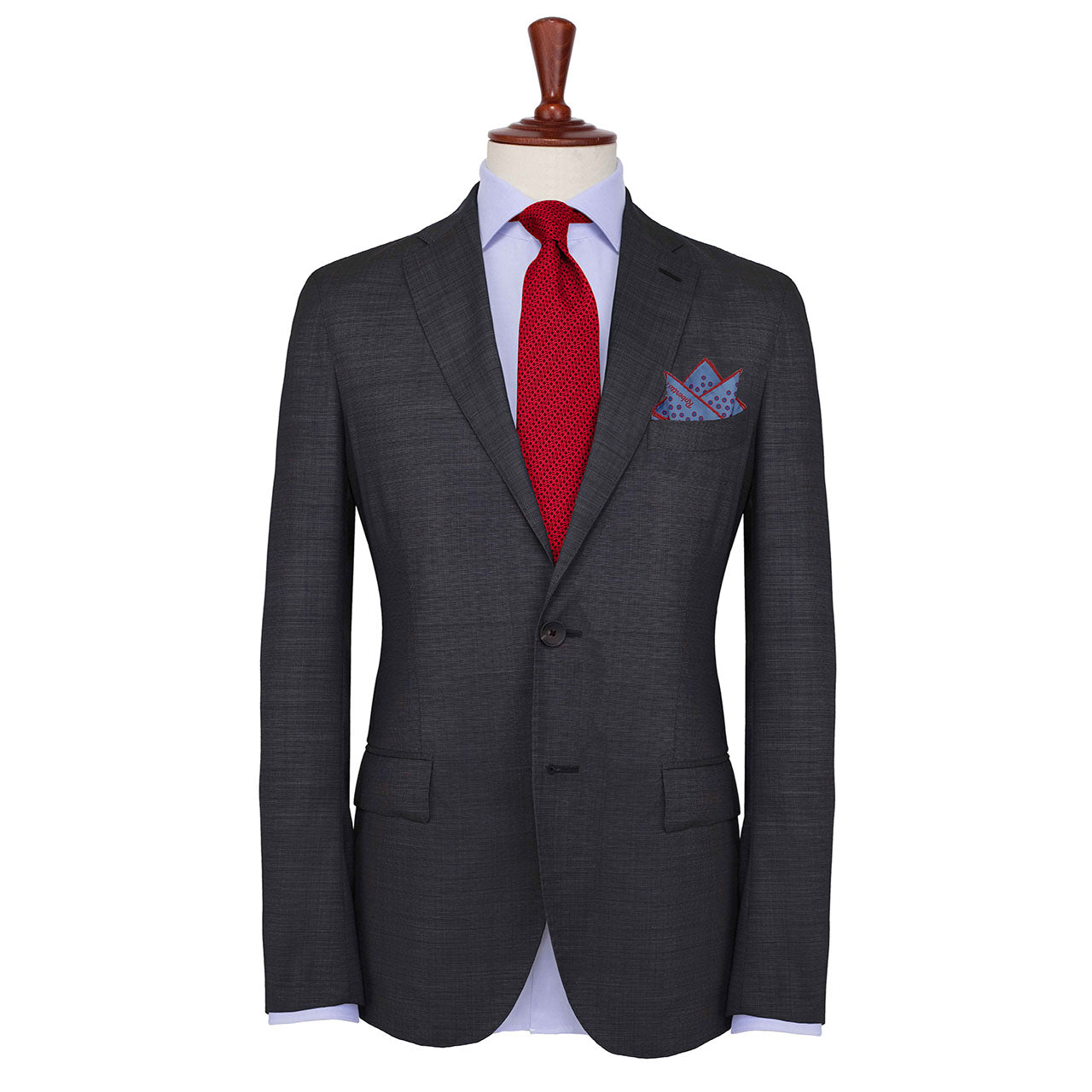 Polka Power Beau Blue Pocket Square