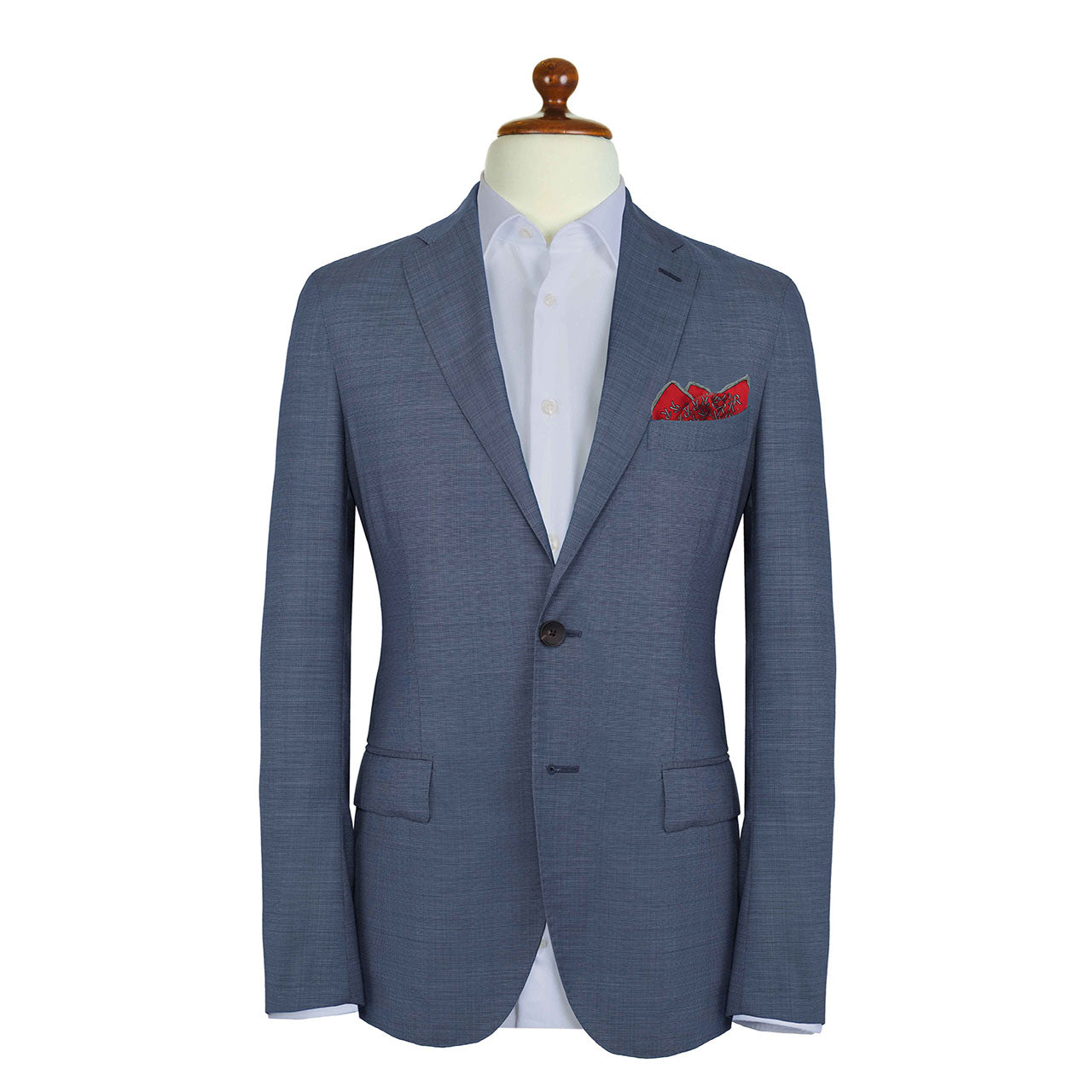 The Monogram Edition Awesome Red Pocket Square