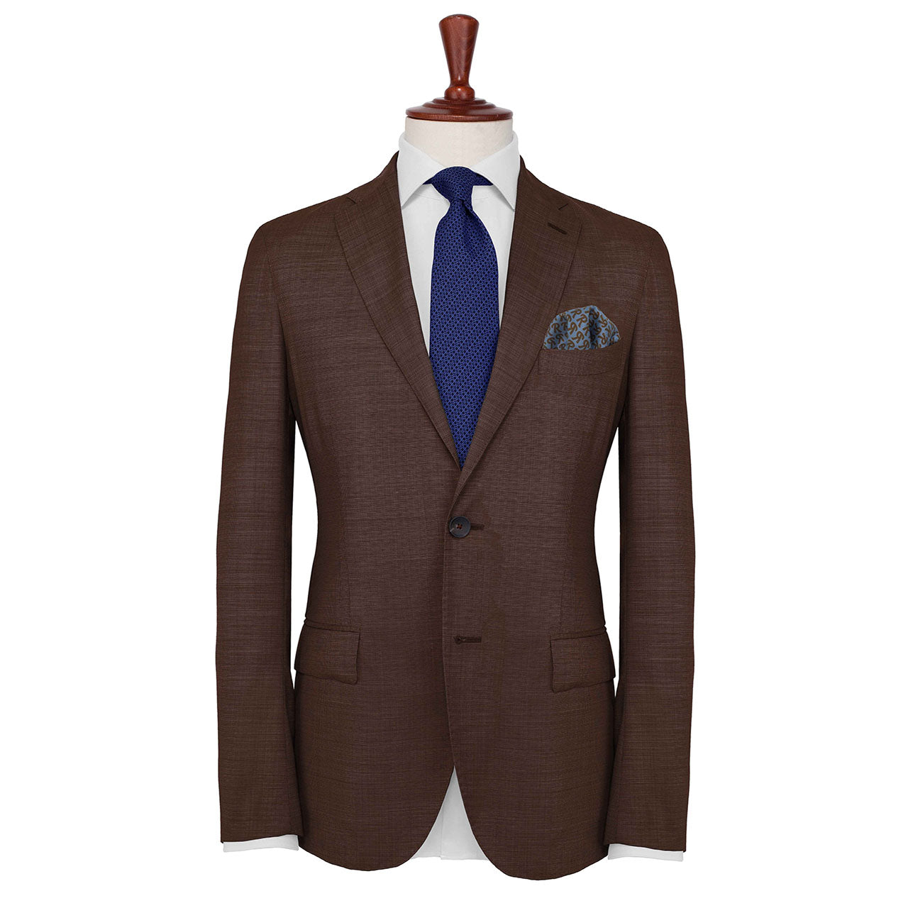 The Monogram Edition Carolina Blue Pocket Square