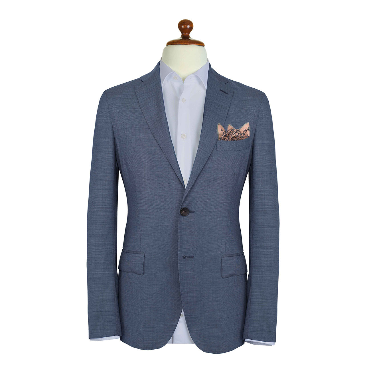 The Monogram Edition Pink Pocket Square