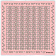 The Monogram Edition Pink Pocket Square
