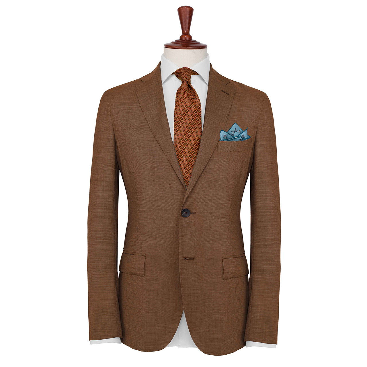 The Monogram Edition Light Blue Pocket Square