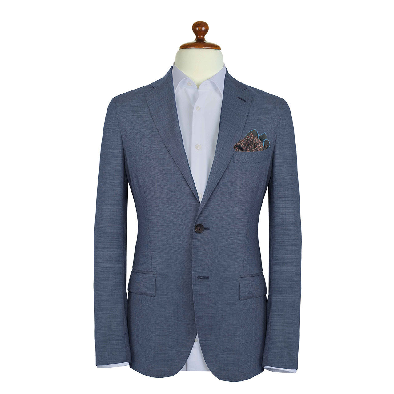 The Monogram Edition Dark Taupe Pocket Square