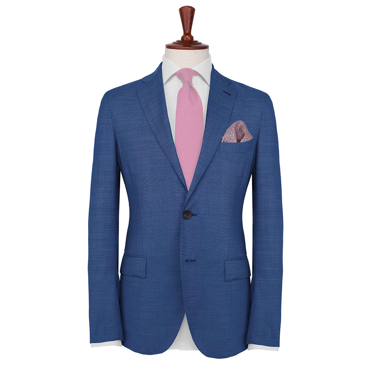 Beneath the Lens Piggy Pink Pocket Square