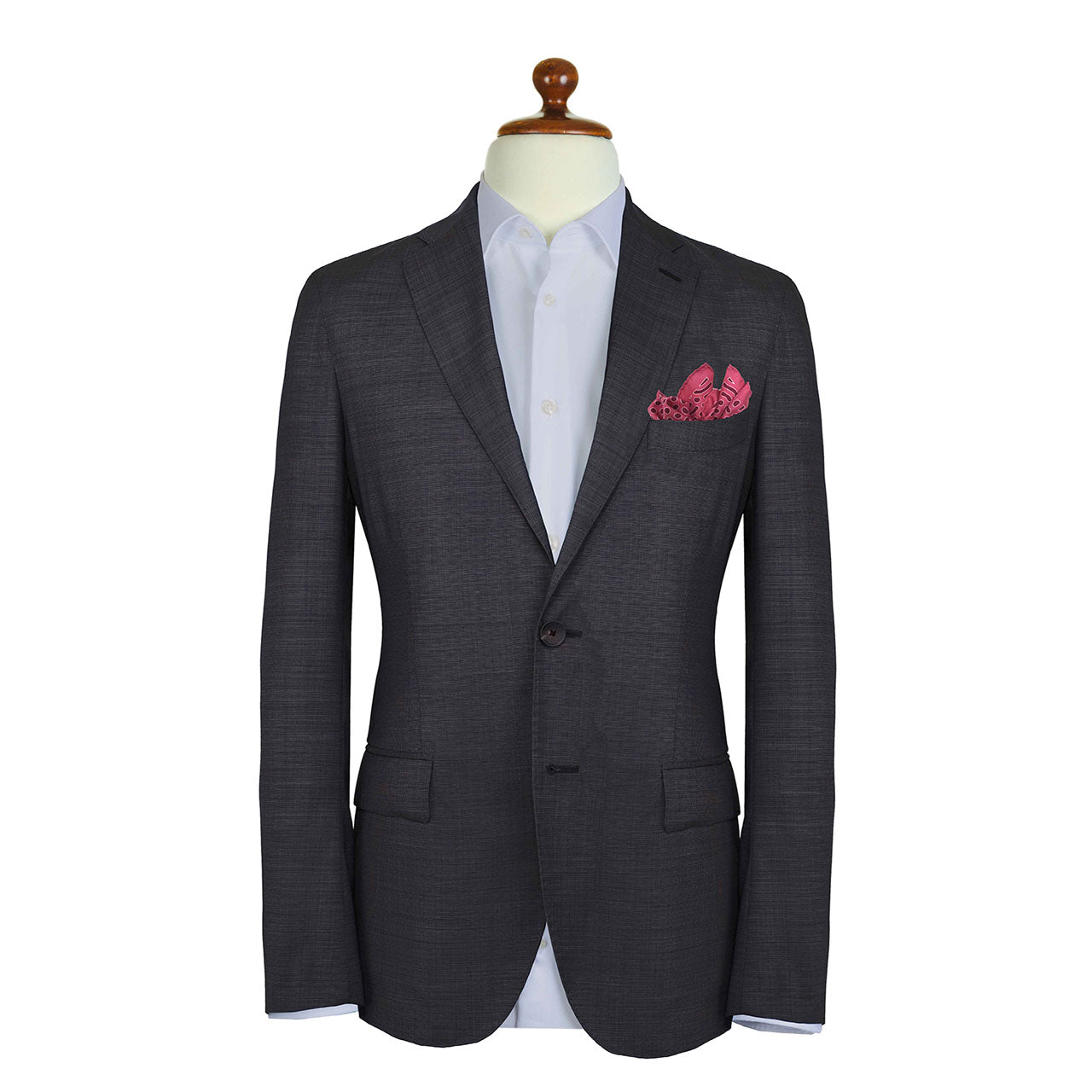 Beneath the Lens Pale Violet Red Pocket Square