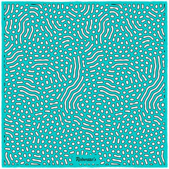 Beneath the Lens Pale Robin Egg Blue Pocket Square