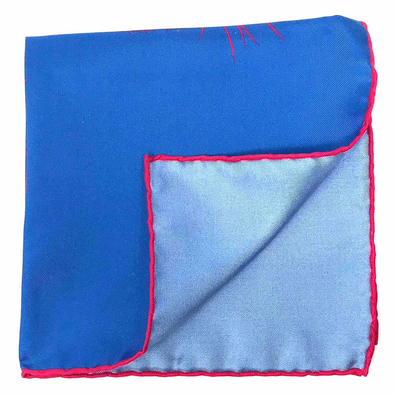 Tyger Shoestring Sea Blue Pocket Square