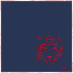 Tyger Shoestring Oxford Blue Pocket Square