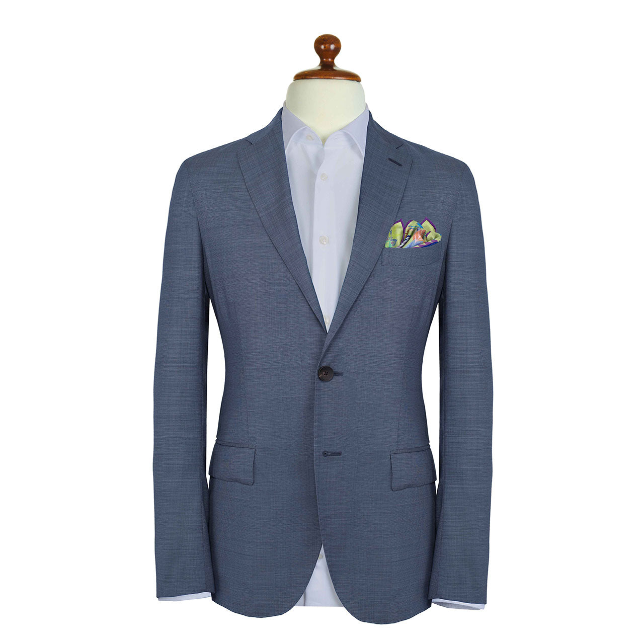 Dragonfly Chaser Purple Pocket Square