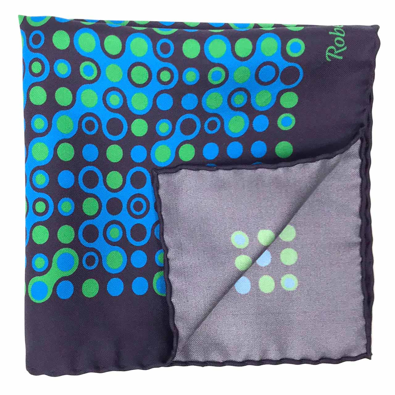 The Code Turquoise Pocket Square