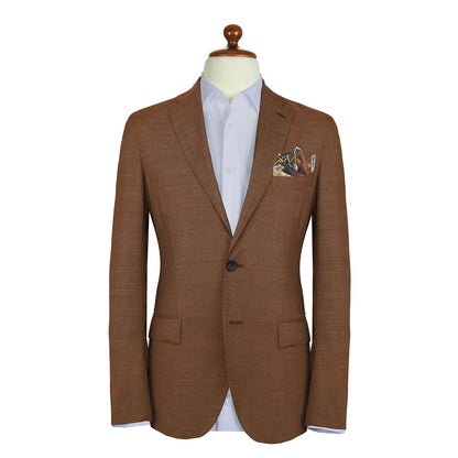 Battle of the Mughals Light Brown Pocket Square