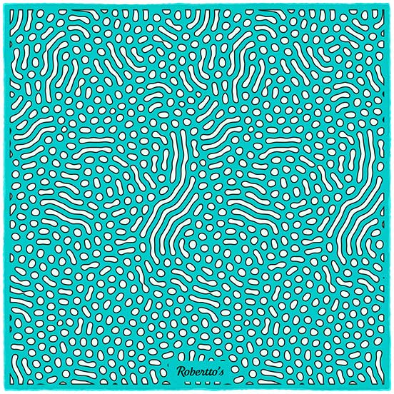 Beneath the Lens Pale Robin Egg Blue Pocket Square